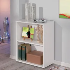 REGAŁ BIAŁY INTER LINK ARCO 60 CM MDF DO SALONU PRZEDPOKOJU
