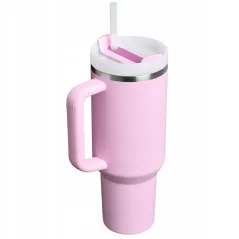 Kubek Termiczny Stanley Quencher 1,18L Cherry Blossom Z Uchwytem