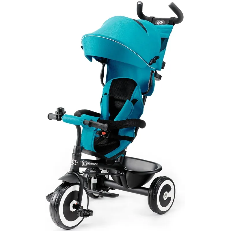 ROWEREK TRÓJKOŁOWY KINDERKRAFT ASTON TURQUOISE TURKUSOWY 9M-5 LAT