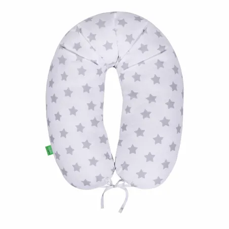 Poduszka Do Karmienia I Spania Boomerang 200 X 39 Cm Szare Gwiazdki Lulando