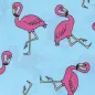Flamingi Zasłony Do Pokoju Dziecięcego + 2 Szarfy 155 X 120 Cm Flamingi Niebieskie Lulando
