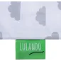 Mata Ochronna Do Łóżeczka Kojca Dwustronna 75 X 100 Cm Biały W Szare Chmurki Szary W Białe Groszki Lulando