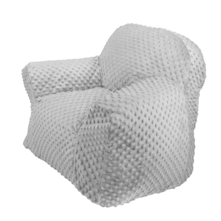 Fotel Dziecięcy Plush Minky Szary Lulando