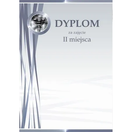 DYPLOM ZA ZAJĘCIE II MIEJSCA A4 - Argo