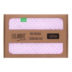MATA DO PRZEWIJANIA WODOODPORNA 50 X 70 CM KARO RÓŻ LULANDO