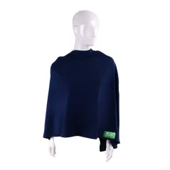 CHUSTA DO KARMIENIA 90 X 70 CM DZIANINA GRANAT LULANDO - Lulando