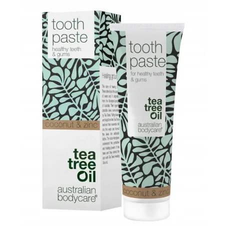 Pasta Do Zębów  Kokos Cynk Olejek Herbaciany 75 Ml 
Australian Bodycare