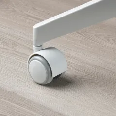 KRZESŁO BIUROWE ERGONOMICZNE IKEA MARKUS VISSLE JASNOSZARE Z ZAGŁÓWKIEM