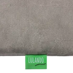 HUŚTAWKA KUBEŁKOWA DLA DZIECI NA LINACH 35 X 35 CM SZARA LULANDO