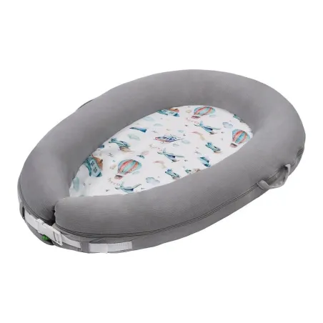 WIELOFUNKCYJNY KOKON NIEMOWLĘCY VELVET PLANE ART COLLECTION LULANDO 85 X 45 CM - Lulando
