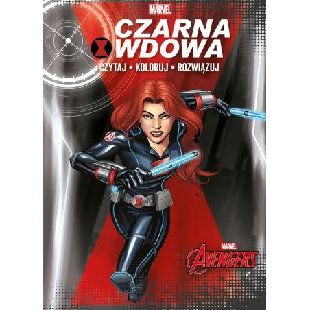 Marvel Czarna Wdowa Czytaj, Koloruj, Rozwiązuj Marvel Czarna Wdowa Czytaj, Koloruj, Rozwiązuj