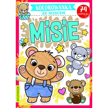 MISIE KOLOROWANKA ZE WZOREM - Books and Fun