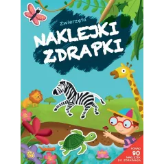 ZWIERZĘTA. NAKLEJKI ZDRAPKI
