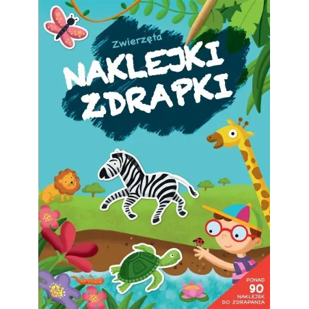 ZWIERZĘTA. NAKLEJKI ZDRAPKI