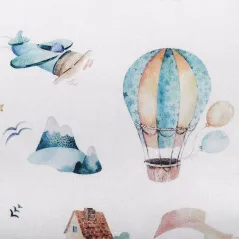 OTULACZ DO FOTELIKA NOSIDEŁKA Z KAPTURKIEM 75 X 75 CM YETI PLANE LULANDO