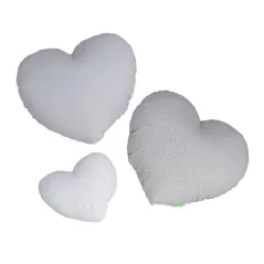 PODUSZKI SERCA ZESTAW HEARTS GREY 3 SZT. LULANDO - Lulando