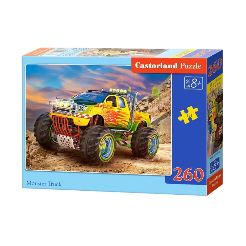 MONSTER TRUCK PUZZLE 260 ELEMENTÓW 8+ - Castorland MONSTER TRUCK PUZZLE 260 ELEMENTÓW 8+ - Castorland