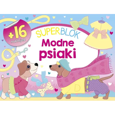 SUPERBLOK MODNE PIESKI + 16 NAKLEJEK - Olesiejuk