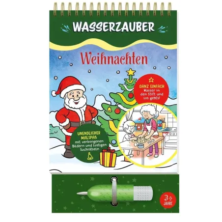 WEIHNACHTEN WASSERZAUBER MALBUCH