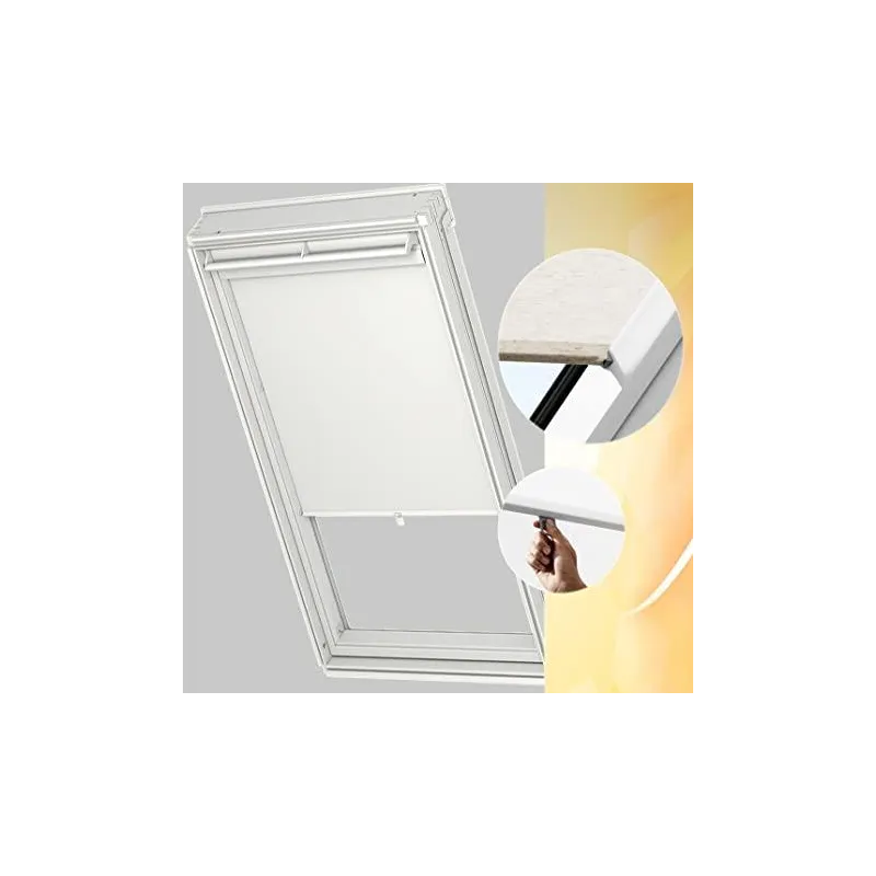 ROLETA NA OKNO DACHOWE BIAŁA 114 X160 CM RHL SK00 1028 VELUX - Velux