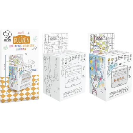 KUCHNIA KOLOROWANKA XXL 3D - Monumi