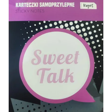 KARTECZKI SAMOPRZYLEPNE SWEET TALK 8.5 X 8.5 CM - Interdruk