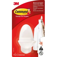HAK ŁAZIENKOWY PODWÓJNY COMMAND - 3M