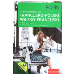 SŁOWNIK UNIWERSALNY FRANCUSKO-POLSKI, POLSKO-FRANCUSKI 40 000 HASEŁ I ZWROTÓW - LektorKlett