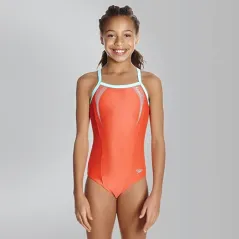 Strój Kąpielowy Speedo Sports Junior Logo Tsrp Msbk Różowy/Zielony Rozmiar 34 176 Cm