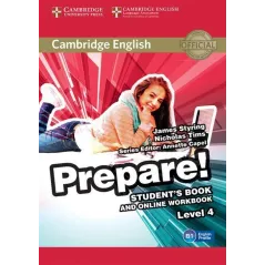 CAMBRIDGE ENGLISH PREPARE! 4 B1 PODRĘCZNIK James Styring, Nicholas Tims - Cambridge University Press