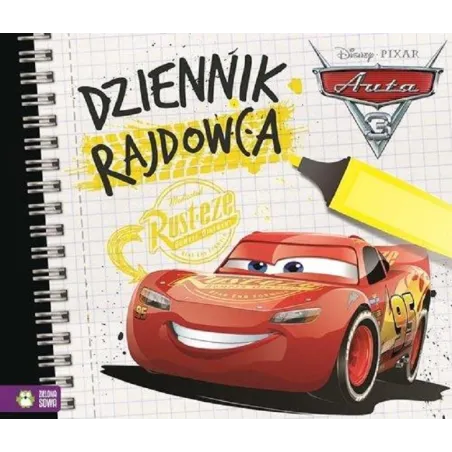 DISNEY AUTA 3 DZIENNIK RAJDOWCA 4+ - Zielona Sowa