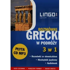 GRECKI W PODRÓŻY ROZMÓWKI 3 W 1 + CD Łukasz Dawid - Lingo