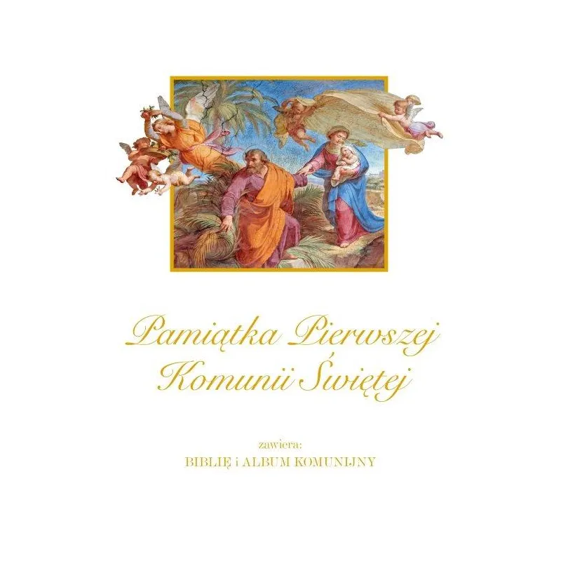 PAMIĄTKA PIERWSZEJ KOMUNII ŚWIĘTEJ. BIBLIA I ALBUM KOMUNIJNY - Papilon