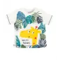 T-Shirt Chłopięcy Biały Żyrafa 80 Cm Cool Club