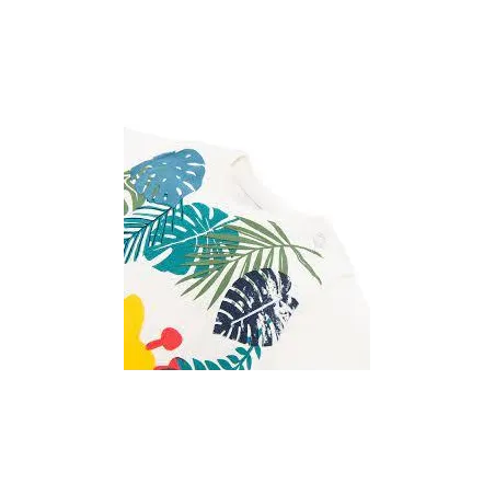 T-Shirt Chłopięcy Biały Żyrafa 80 Cm Cool Club