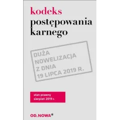 KODEKS POSTĘPOWANIA KARNEGO - od.nowa