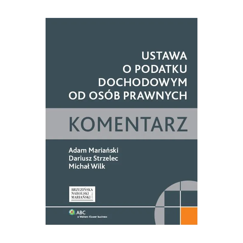USTAWAO PODATKU DOCHODOWYM OD OSÓB PRYWATNYCH KOMENTARZ - Wolters Kluwer