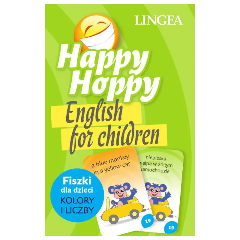 HAPPY HOPPY ENGLISH FOR CHILDREN FISZKI DLA DZIECI KOLORY I LICZBY - Lingea
