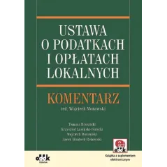 USTAWA O PODATKACH I OPŁATACH LOKALNYCH - ODDK