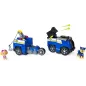 Psi Patrol Transformujący Pojazd 2W1 Z Wyrzutnią + Figurka Chase I Skye 3+