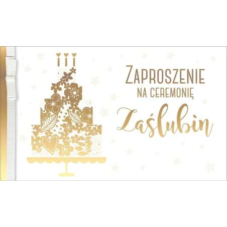 ZAPROSZENIE NA CEREMONIĘ ZAŚLUBIN - Passion Cards
