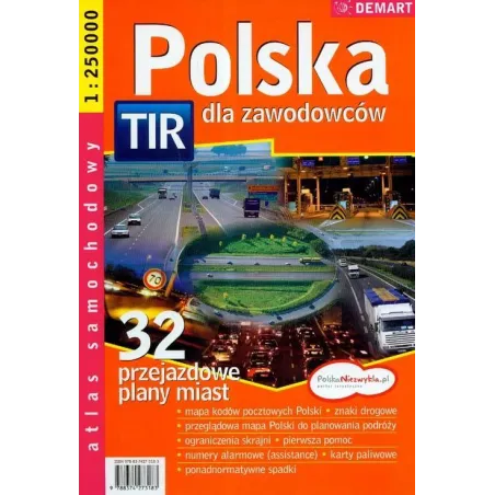 Polska. Atlas Samochodowy Dla Zawodowców 1 : 250 000