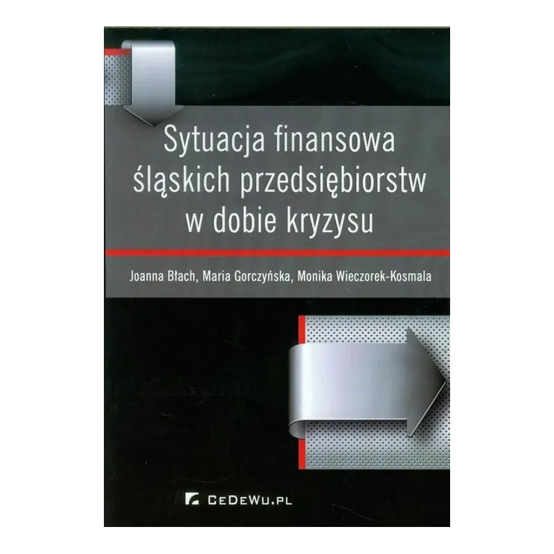 SYTUACJA FINANSOWA ŚLĄSKICH PRZEDSIĘBIORSTW W DOBIE KRYZYSU Joanna Błach, Maria Gorczyńska, Monika Wieczorek-Kosmala - C...