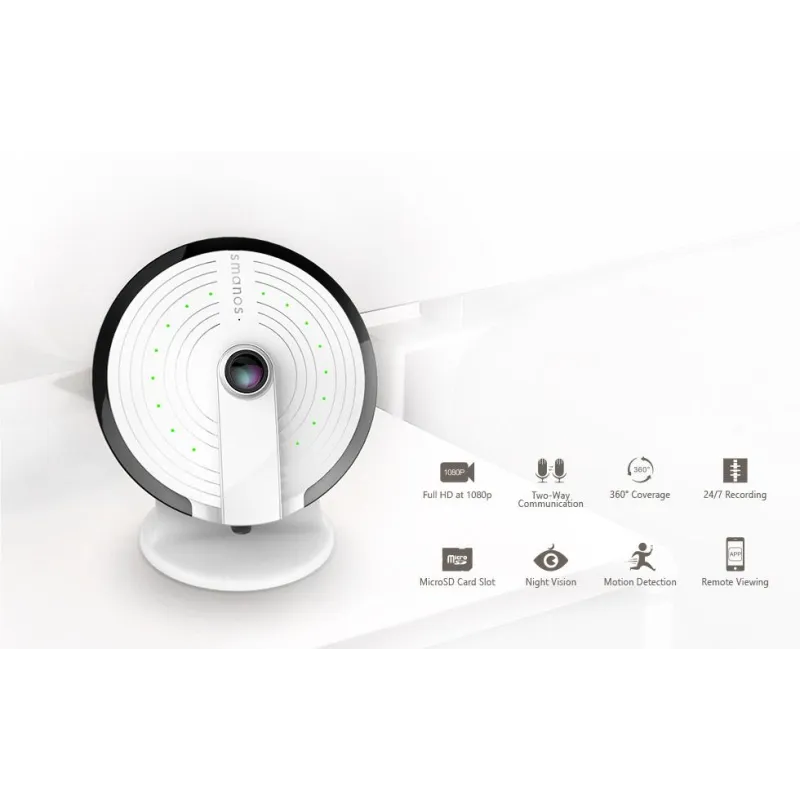 PANORAMICZNA KAMERA 360 WIFI HD SMANOS UFO