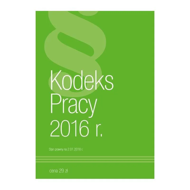 KODEKS PRACY 2016 - Norma