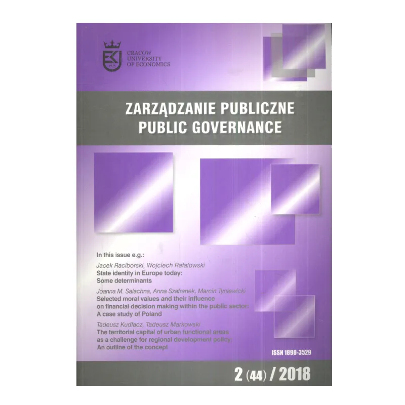 ZARZĄDZANIE PUBLICZNE 2 2018 - Scholar