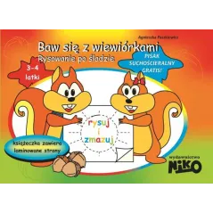 BAW SIĘ Z WIEWIÓRKAMI RYSOWANIE PO ŚLADZIE 3-4 LATKI AGNIESZKA PASZKIEWICZ