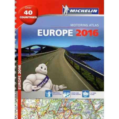 Motoring Atlas Europe 2016 Atlas Samochodowy Motoring Atlas Europe 2016 Atlas Samochodowy