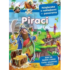 PIRACI. KSIĄŻECZKA Z NAKLEJKAMI + PANORAMA - Arti