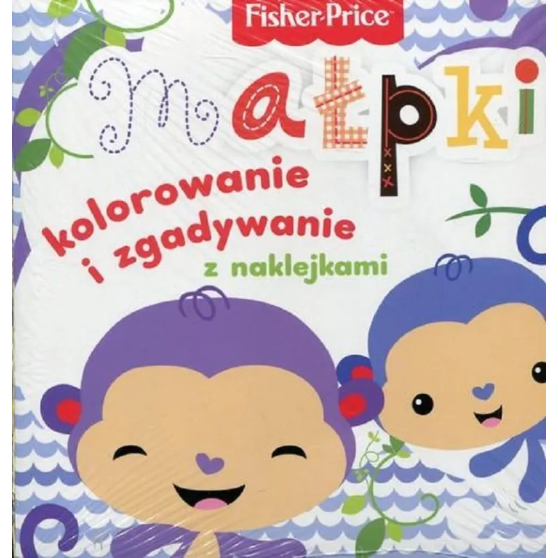 FISHER PRICE KOLOROWANKA PODŁOGOWA MAŁPKI 2+ - Olesiejuk